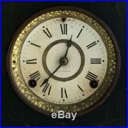 Antique Seth Thomas Adamantine Mantle Clock Pat 1880 Shelf Repair Restoration
