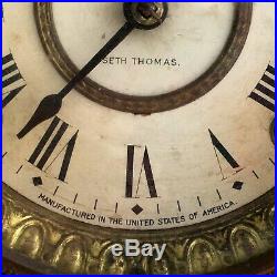 Antique Seth Thomas Adamantine Mantle Clock Pat 1880 Shelf Repair Restoration