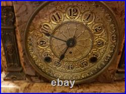 Antique Seth Thomas Adamantine Mantle Clock Rare Apache Model 1880 -1900's
