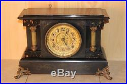 Antique Seth Thomas Adamantine Mantle Clock Rare Apache Model 1908