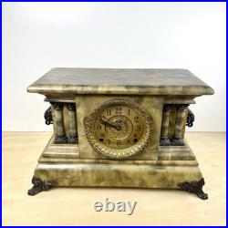 Antique Seth Thomas Adamantine Mantle Clock Vintage Nice