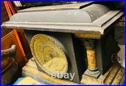 Antique Seth Thomas Adamantine Mantle Clock, celluloid, 1880's-1900's