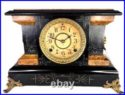 Antique Seth Thomas Adamantine Parlor Chime Clock 8 Day Fully Serviced