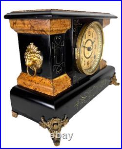 Antique Seth Thomas Adamantine Parlor Chime Clock 8 Day Fully Serviced