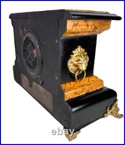 Antique Seth Thomas Adamantine Parlor Chime Clock 8 Day Fully Serviced Antique Seth Thomas Adamantine Parlor Chime Clock 8 Day Fully Serviced