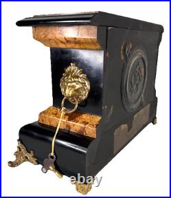 Antique Seth Thomas Adamantine Parlor Chime Clock 8 Day Fully Serviced