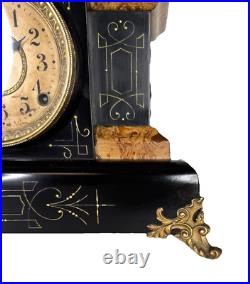 Antique Seth Thomas Adamantine Parlor Chime Clock 8 Day Fully Serviced