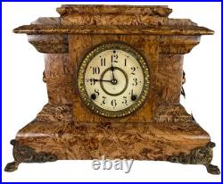 Antique Seth Thomas Adamantine Shelf Mantel Clock Fully Serviced And Tested