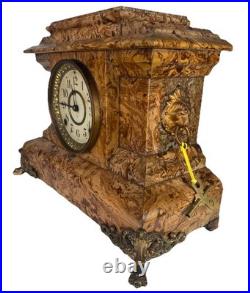 Antique Seth Thomas Adamantine Shelf Mantel Clock Fully Serviced And Tested