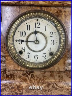 Antique Seth Thomas Adamantine Shelf Mantel Clock Fully Serviced And Tested