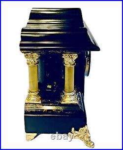 Antique Seth Thomas Adamantine Side Column Shasta Mantle Clock c. 1900