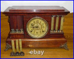 Antique Seth Thomas Adamatine Mantel Clock As Seen
