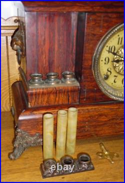 Antique Seth Thomas Adamatine Mantel Clock As Seen
