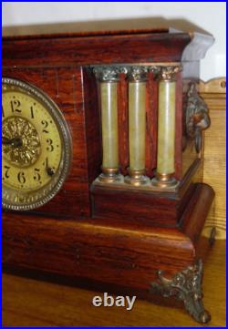 Antique Seth Thomas Adamatine Mantel Clock As Seen