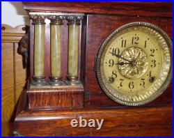 Antique Seth Thomas Adamatine Mantel Clock As Seen