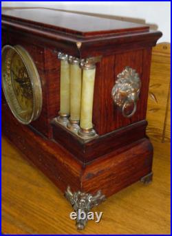 Antique Seth Thomas Adamatine Mantel Clock As Seen