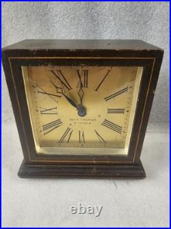 Antique Seth Thomas All Original Clock, Wind-Up Gold Dial 4 Jewel 8 Day 1920's Antique Seth Thomas All Original Clock, Wind-Up Gold Dial 4 Jewel 8 Day 1920's