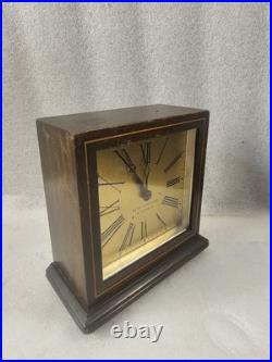 Antique Seth Thomas All Original Clock, Wind-Up Gold Dial 4 Jewel 8 Day 1920's Antique Seth Thomas All Original Clock, Wind-Up Gold Dial 4 Jewel 8 Day 1920's