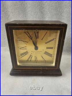Antique Seth Thomas All Original Clock, Wind-Up Gold Dial 4 Jewel 8 Day 1920's Antique Seth Thomas All Original Clock, Wind-Up Gold Dial 4 Jewel 8 Day 1920's