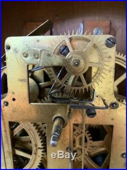 Antique Seth Thomas Arch Top Parlor Shelf Mantle Clock