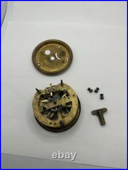 Antique Seth Thomas Art Nouveau Figural Mantel Clock Key Wind Not Working