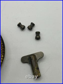 Antique Seth Thomas Art Nouveau Figural Mantel Clock Key Wind Not Working