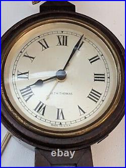 Antique Seth Thomas Banjo Mansfield Clock Washington Mt Vernon Wood Working