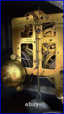 Antique Seth Thomas Bay State Adamantine Mantel Clock 4-Column Runs with2 Keys Antique Seth Thomas Bay State Adamantine Mantel Clock 4-Column Runs with2 Keys