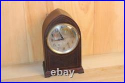 Antique Seth Thomas Beehive 8 Day Time & Strike Mantle Clock Serviced