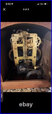 Antique Seth Thomas Beehive 8 Day Time & Strike Mantle Clock Serviced