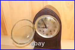 Antique Seth Thomas Beehive 8 Day Time & Strike Mantle Clock Serviced