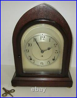 Antique Seth Thomas Beehive Mantel Clock 8-Day, Time/Strike, Key-wind