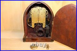 Antique Seth Thomas Beehive Time & Strike Mantle Clock Serviced