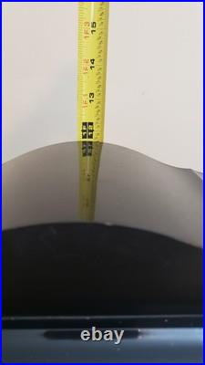 Antique Seth Thomas Black Adamantine Mantel Clock Faux Marble Pillars