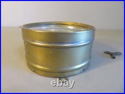 Antique Seth Thomas Brass Ships Clock With External Bell Tested Nice