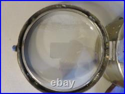 Antique Seth Thomas Brass Ships Clock With External Bell Tested Nice