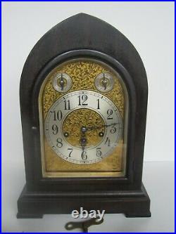 Antique Seth Thomas Chime Beehive Model 72 Fancy Dial Cabinet Clock (Works)