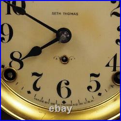 Antique Seth Thomas Chime Clock Circa 1915 Time Movement 89AD /g