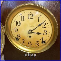 Antique Seth Thomas Chime Clock Circa 1915 Tombstone Clock Works Great