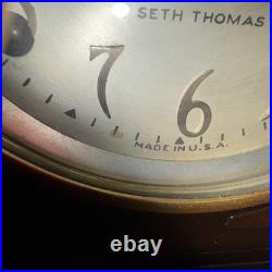 Antique Seth Thomas Chime Mantle Clock 8 Days No 89-L No Key, untested-AsIs