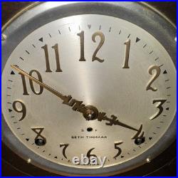 Antique Seth Thomas Chime Mantle Clock 8 Days No 89-L No Key, untested-AsIs