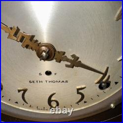 Antique Seth Thomas Chime Mantle Clock 8 Days No 89-L No Key, untested-AsIs