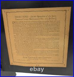 Antique Seth Thomas Chime Number 73 Westminster Chime 113a Mantle Clock