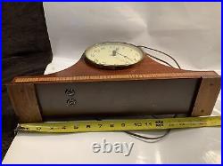 Antique Seth Thomas Chime Wood Mantle Clock 1302 WORKS GREAT
