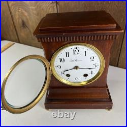 Antique Seth Thomas City Series- Model Whales Mahogany Mantel Clock 1904
