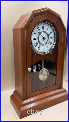 Antique Seth Thomas City Series Nashville Shelf Clock 8 Day Key Wound Pendulum