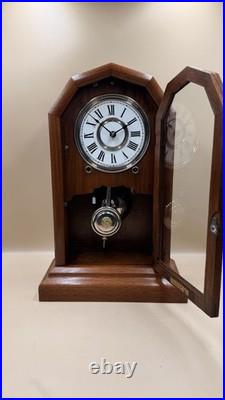 Antique Seth Thomas City Series Nashville Shelf Clock 8 Day Key Wound Pendulum