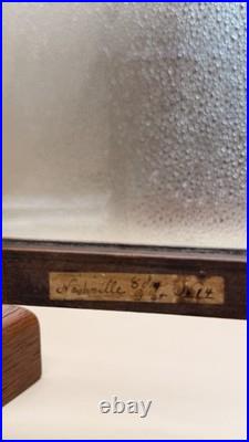 Antique Seth Thomas City Series Nashville Shelf Clock 8 Day Key Wound Pendulum