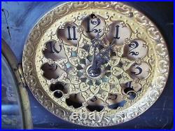 Antique Seth Thomas Clock 1880s Wind Up Mantle Adamantine 4 Column (WithKey) Works