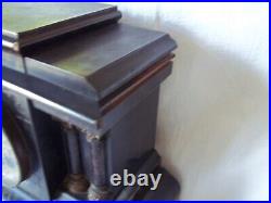 Antique Seth Thomas Clock 1880s Wind Up Mantle Adamantine 4 Column (WithKey) Works